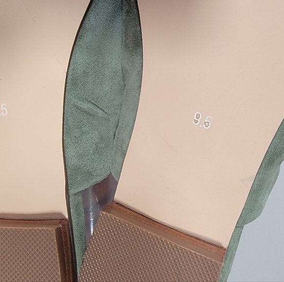 Matisse Vienna Sage Green Suede Women's Mules Size 9.5 - Picture 10 of 15